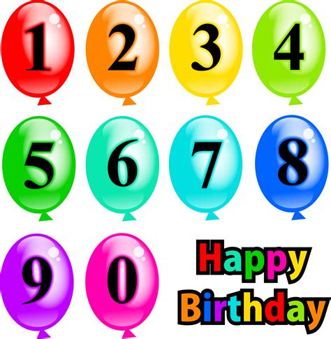 Free Stock Photo 9319 Balloon Numbers Freeimageslive
