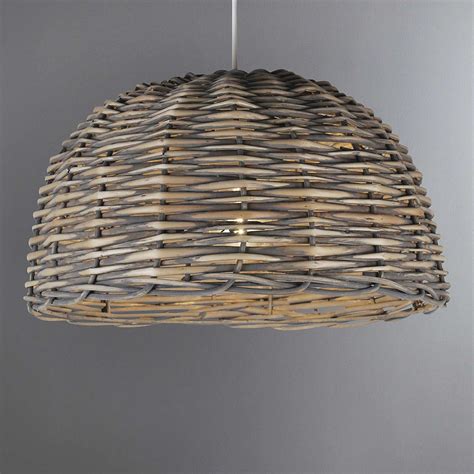 Go from warm and cozy colors in winter to lighter and brighter for spring. Lari Wicker Weave Easy Fit Pendant | Dunelm | Wicker ...