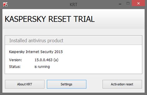 Kaspersky Reset Trial 51041 Final Version Krt Club Tool