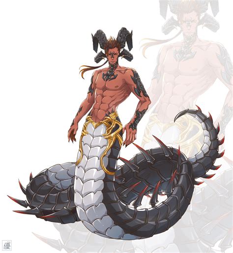 ArtStation - Male Lamia