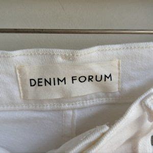 Denim Forum Jeans Denim Forum Lola High Rise Skinny Crop White Poshmark