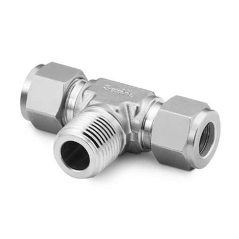 Stainless Steel Swagelok Tube Fitting Male Branch Tee 18 In Tube Od