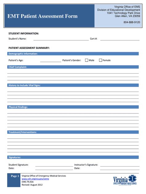 Sample Emt Fill Out And Sign Online Dochub