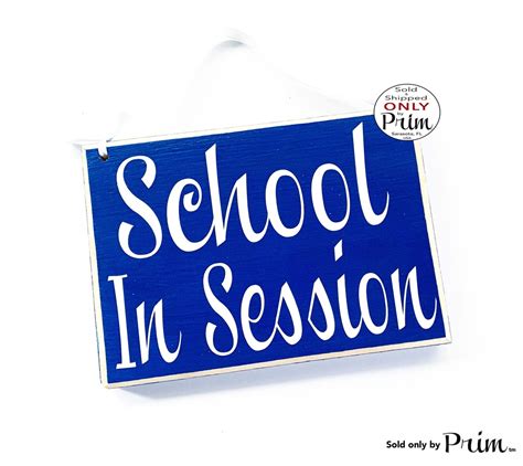 Buy 8x6 School In Session Custom Wood Sign Teaching Please Do Not