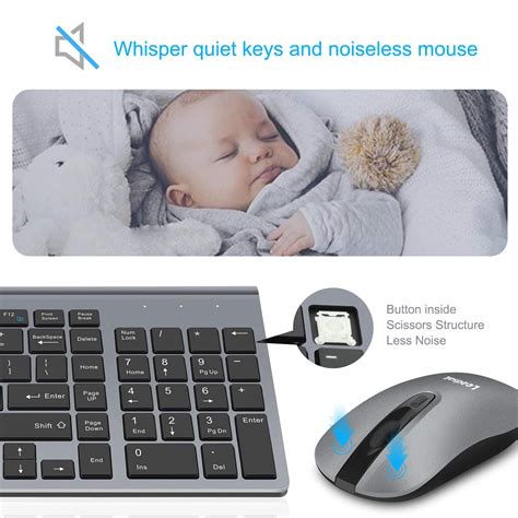 Buy Leadsail Wireless Keyboard And Mouse Combo Wireless Usb Mouse And