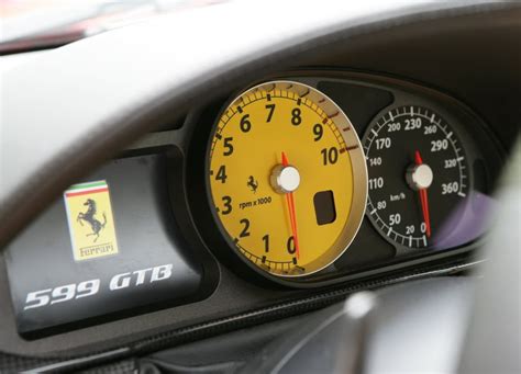 Including stewart warner, king seeley, waltham, autolite, northeast, ac delco, faria, jaeger, etc. Ferrari_yellow_speedometer - Stables Motor Condos