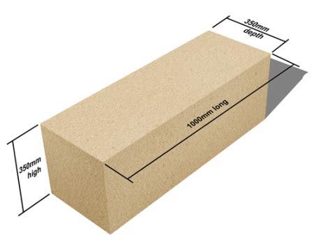 Limestone Block - 1000 x 350 x 350 - The Blockmakers