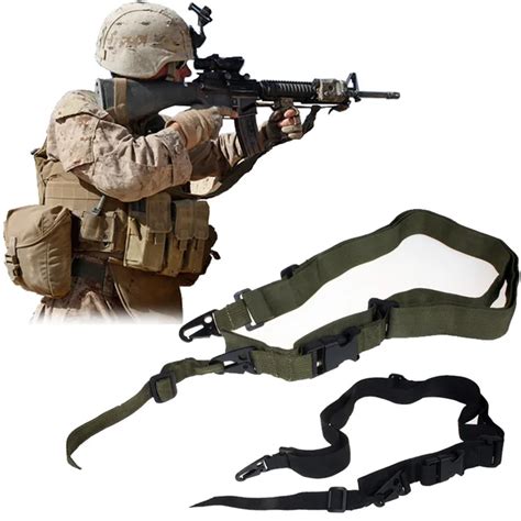 Tactical 3 Three Point Rifle Sling Adjustable Bungee Tactical Airsoft