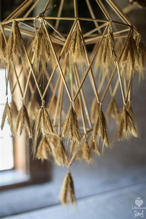 The hanging rope decoration sets go through a stringent production protocol and the entire process is optimized to ensure consistent quality. Rumsiskes Museum in Lithuania. Hanging straw decorations ...