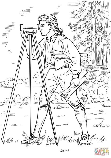 Are you looking for unblocked games? Young George Washington Surveyor and Mapmaker coloring ...