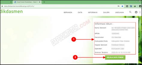 Download gratis source code program php dan mysql web profil sekolah berbasis ci (codeigniter) keren responsif. Mudahnya, Cara Download Profil Sekolah Di Dapodik 2020 ...
