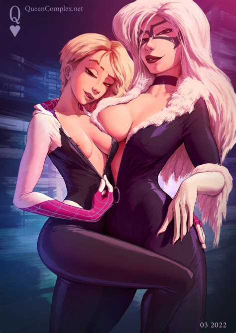 Queen Complex Black Cat Marvel Gwen Stacy Spider Gwen Marvel