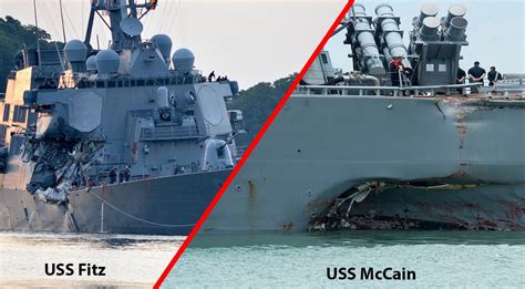 War News Updates The Two Us Navy Destroyers In Deadly Collisions