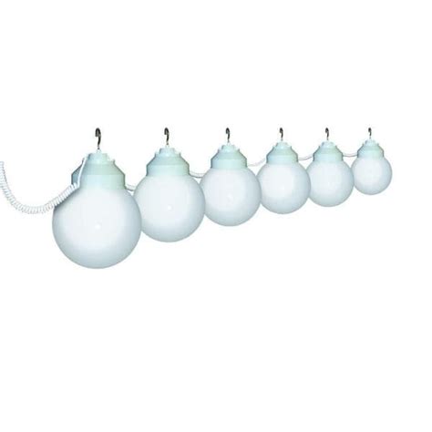 Polymer Products 6 Light Outdoor White String Light Set 1601 00379 Pre