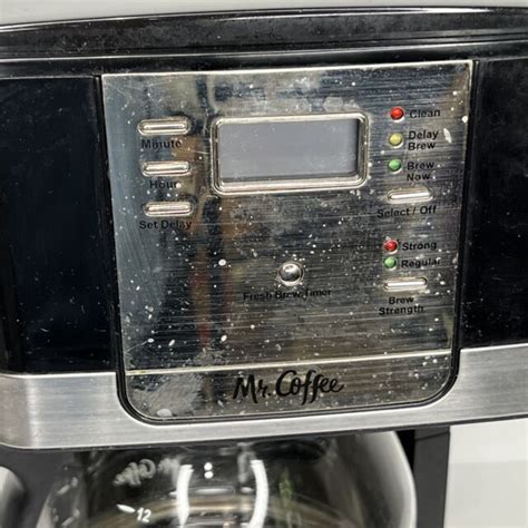 Mr Coffee Jwx27 12 Cup Programmable Coffee Maker Stainless Steel