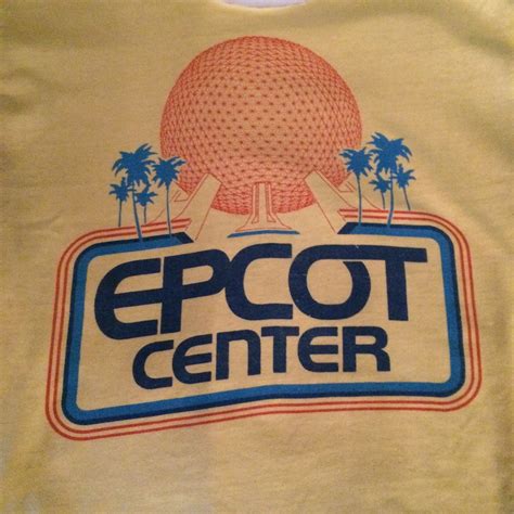 Vintage Epcot Center Upcycled Reuseable T Shirt By Themossybank