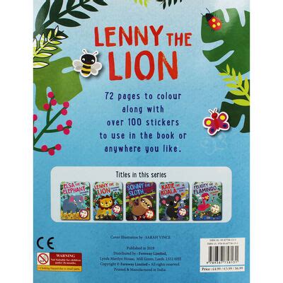 We did not find results for: Lenny the Lion Colouring Book | The Works