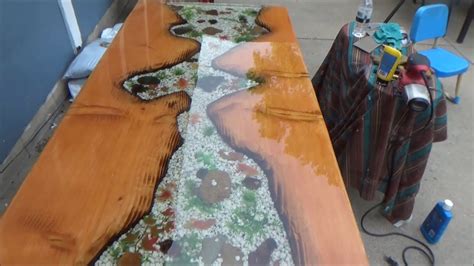 Have you ever stood or sat on it? Making a goldfish epoxy coffee table with LED lights for ...