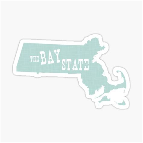 Massachusetts State Motto Slogan Sticker For Sale By Surgedesigns
