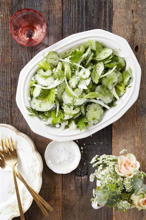 Maybe you would like to learn more about one of these? Cucumber, Celery, & Sweet Onion Salad with Sour Cream ...