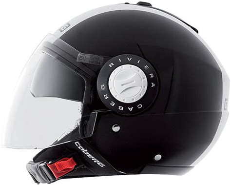 Jet Motorcycle Helmet Caberg Riviera V2 Model Double Visor Legend Black White For Sale Online