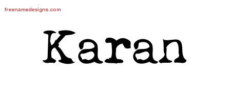 Yes does karan drink alcohol?: Vintage Writer Name Tattoo Designs Karan Free Lettering - Free Name Designs