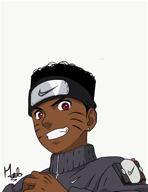 Black Naruto Black Cartoon Characters Black Anime Guy Black Artists