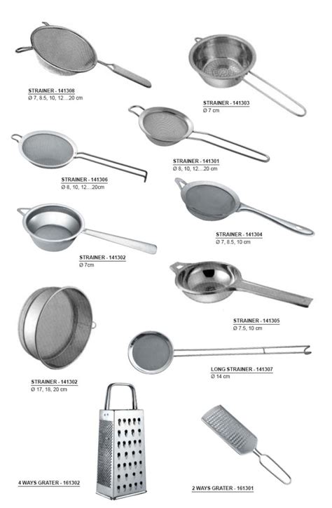 stainless steel Utility items