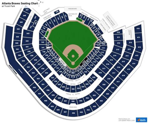 Braves Stadium Seating Chart Suntrust Awesome Home