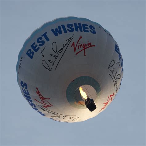 The approval was granted on friday by the us federal aviation administration. Richard Branson Virgin hot air balloon Lindstrand Oswestry ...
