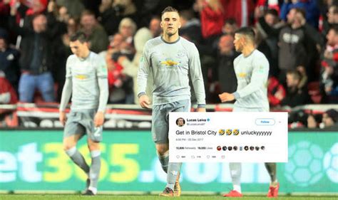 Manchester united vs manchester city: Man Utd TROLLED by Lucas after Bristol City loss… and ...