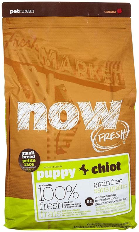 Created with a veterinary nutritionist, these 100% human grade clusters are made with real whole foods you'd recognize from your own kitchen. Now Fresh Grain Free Small Breed Puppy Recipe - 6lb ...