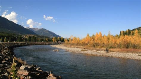 Elk River British Columbia Canada Crown Of The Continent