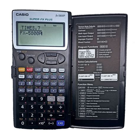 Casio FX P Programmable Scientific Calculator Ubicaciondepersonas Cdmx Gob Mx