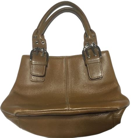 Tignanello Bags Tignanello Classic Brown Leather Top Handle Buckle