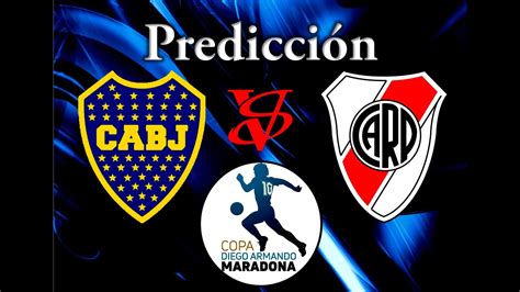 Obtén el reporte del partido boca juniors vs. Predicción Boca Vs. River. Copa Diego Maradona 2021 - YouTube