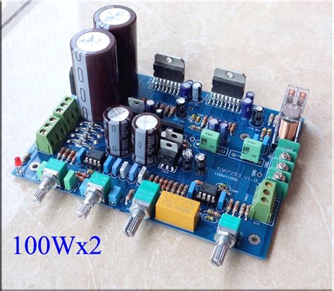 Tda Amplifier Board Kit W W With Three Stages Before The
