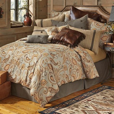 Buy top selling products like sweet jojo designs® woodsy comforter set in coral/mint and sweet jojo designs woodland toile comforter set. Sundance Spring Comforter Set - Queen | Western bedding ...
