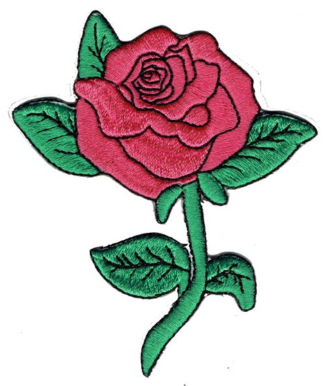 Red rose patch, iron on patch sew on patch, embroidery , high quality roses ,badge denim , applique red rose, rose vine, classic rose patch sophiepatch 5 out of 5 stars (2,544) 2019 Beautiful Pink Rose Flower Embroidery Applique Patch ...