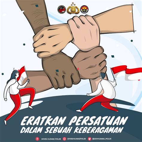 Poster Keberagaman Indonesia Tulisan