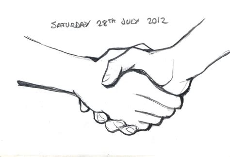Shaking Hands Drawing At Explore Collection Of