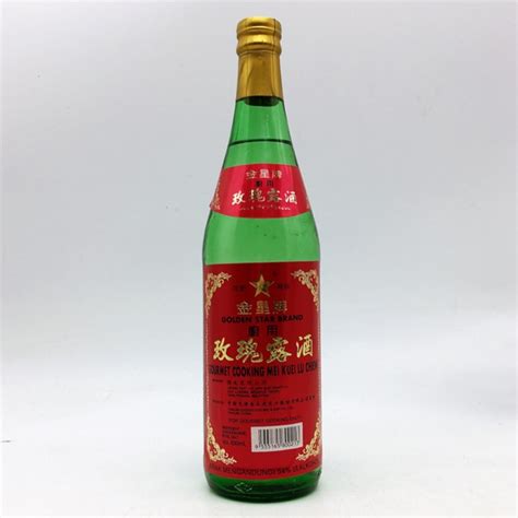Golden Star Brand Gourmet Cooking Mei Kuei Lu Chiew Wine 金星牌玫瑰露酒 630 Ml