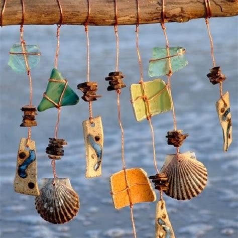 Sea Shell Wind Chimes Things To Do With Kids Pinterest