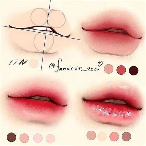 Como Dibujar Anime Boca Labios Dibujos De Labios Tutorial De Arte