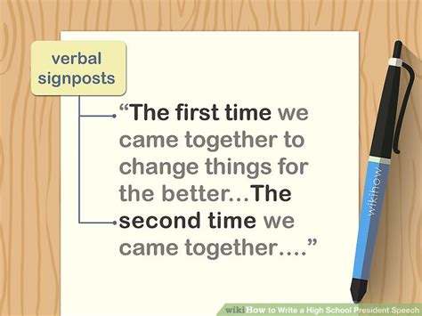 Maybe you would like to learn more about one of these? 4 Ways to Write a High School President Speech - wikiHow