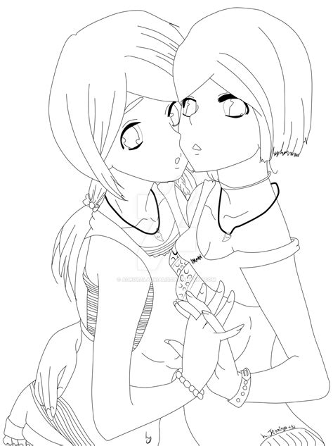 Nelle And Laura Bff Lineart By Auroralaurialis On Deviantart