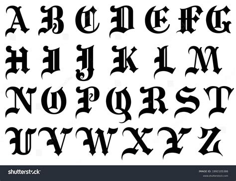 17919 Old English Font Images Stock Photos And Vectors Shutterstock