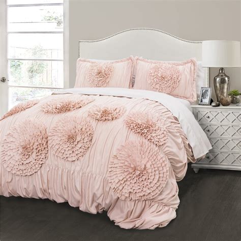 Lark Manor Oropeza Piece Pink Blush Comforter Set Reviews Wayfair Ca
