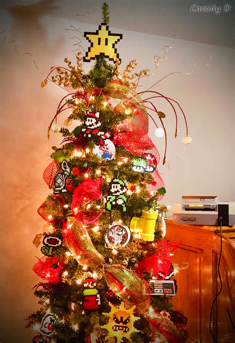 Super Mario Christmas Tree Christmas Decorations Centerpiece