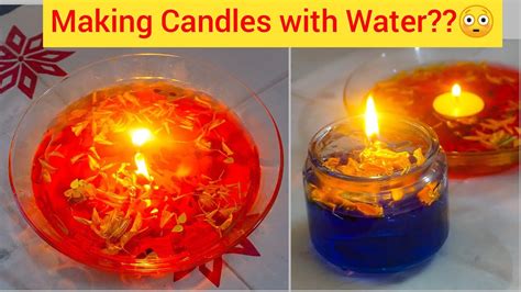Diy Beautiful Water Candlefloating Water Candle Decorationeasy Water